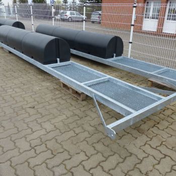 Fingersteg ab 4,00m x 0,40m / 0,60m