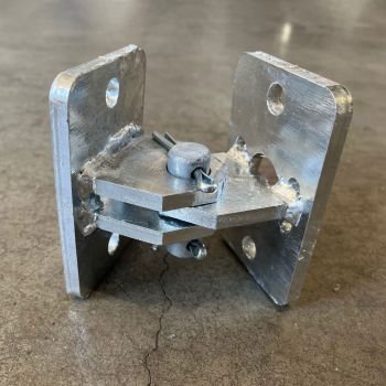 Schwimmsteg | Easy - Doppelgelenkflanschplatten-Paar