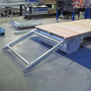 Schwimmsteg | Pontek - Verbindungsset Anrampung