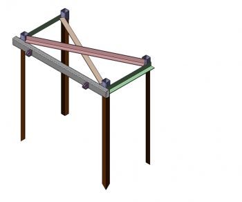 Erdnägel als Uferanbindung - Moby 